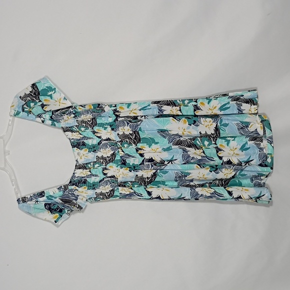 NWT Roxy Oceanview Mini Dress in Blue and White Girls Size XL - Picture 3 of 8